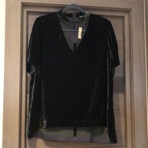 madewell velvet choker top